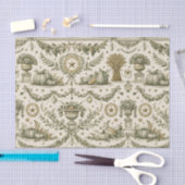 Colonial Sage Green Gold Harvest Seidenpapier (Handwerk)