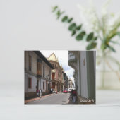 Colonial Street - Bogotá Postkarte (Stehend Vorderseite)