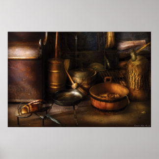 Colonial Utensils Poster