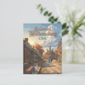 Colonial Williamsburg USA Postkarte (Stehend Vorderseite)