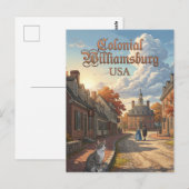 Colonial Williamsburg USA Postkarte (Vorne/Hinten)