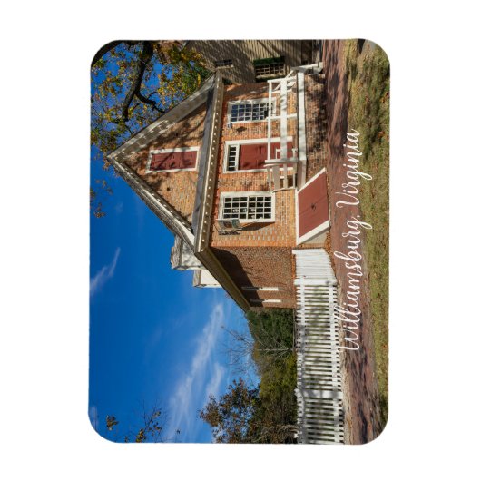 Colonial Williamsburg Virginia Magnet (Vertikal)