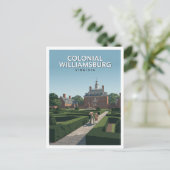 Colonial Williamsburg Virginia Postkarte (Stehend Vorderseite)