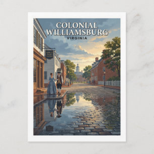 Colonial Williamsburg Virginia Postkarte