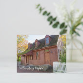 Colonial Williamsburg Virginia Postkarte (Stehend Vorderseite)