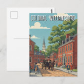 Colonial Williamsburg Virginia Reise Postkarte (Vorne/Hinten)