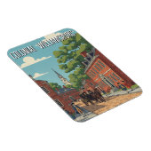 Colonial Williamsburg Virginia Travel Magnet (Rechte Seite)