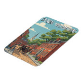 Colonial Williamsburg Virginia Travel Magnet (Linke Seite)