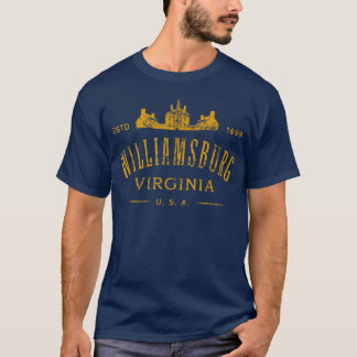 Colonial Williamsburg Virginia Vintag beunruhigt T-Shirt