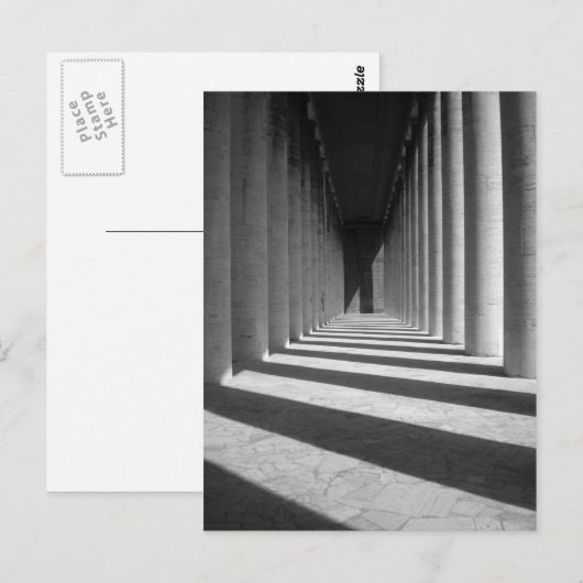 Colonnade Postkarte (Vorne/Hinten)