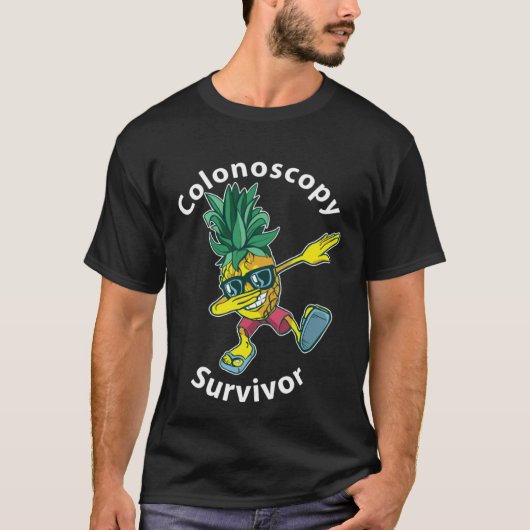 Colonos Survivor   Dabbing Pineapple Patient T-Shirt (Vorderseite)