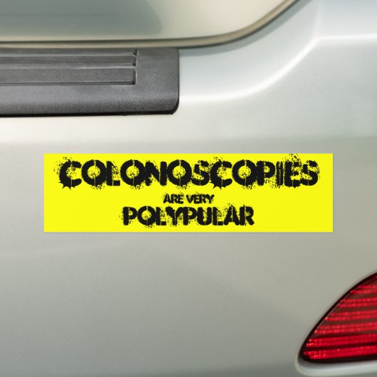Colonoscopies sind sehr polypular. autoaufkleber (Auf Auto)