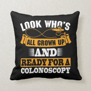 Colonoscopy Colon Operation Gag gut Spaß Geschenk Kissen