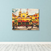 "Colony Hotel at Delray Beach" von Willowcatdesign Leinwanddruck (Insitu (Holzboden))