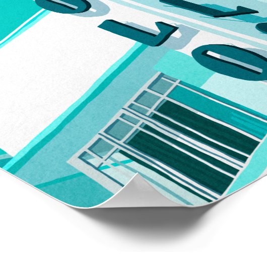 Colony Hotel Miami Poster (Ecke)