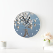 Colony of gulls große wanduhr (Zuhause)