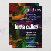 Color4 Kunstausstellung Einladung (Vorne/Hinten)