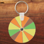 Color Beams Orange Schlüsselanhänger (Vorderseite)