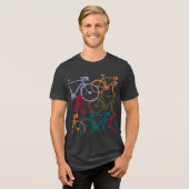 Color Bicycles Tri-Blend Shirt (Vorderseite voll)