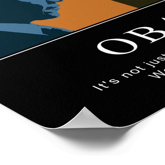 "Color Blind" Obama Poster (Ecke)