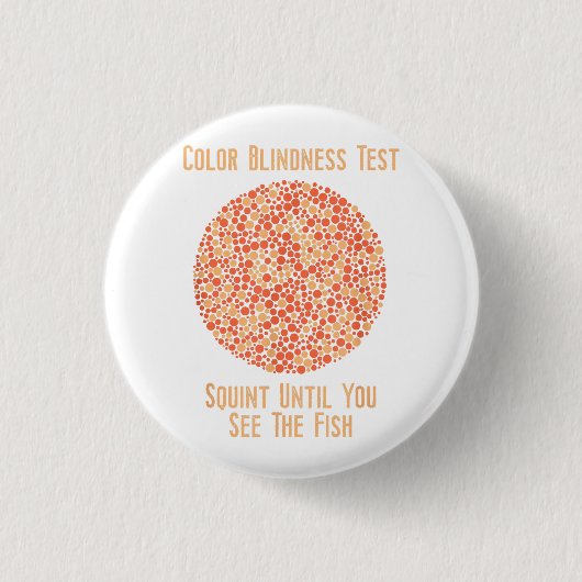 Color Blind T Shirt - Funny Color Blindest Button (Vorderseite)