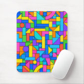 Color Block Disorder Mousepad (Mit Mouse)