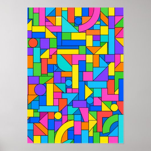 Color Block Disorder Poster (Vorne)