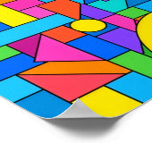 Color Block Disorder Poster (Ecke)
