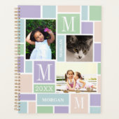 Color Block Fun Pastete 6 Foto Chic School Planer (Vorderseite)