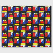 Color block geschenkpapier (Flach)