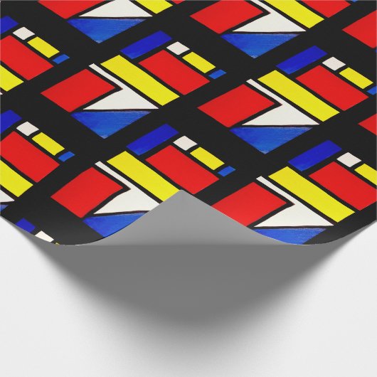 Color block geschenkpapier (Ecke)