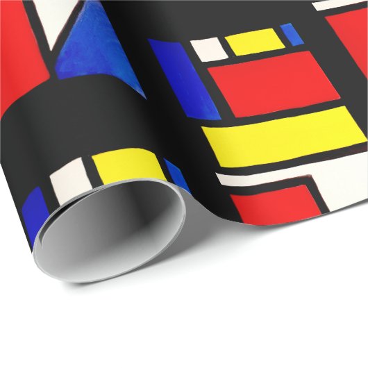 Color block geschenkpapier (Rolleneckpunkt)