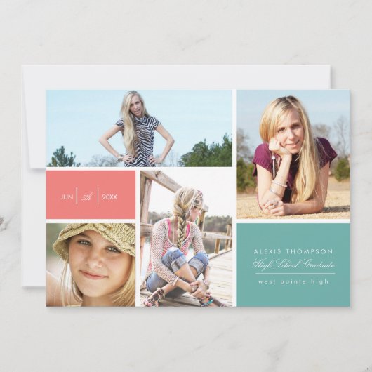 Color Block Grad Bekanntgabe durch Origami Prints Ankündigung (Vorderseite)