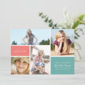 Color Block Grad Bekanntgabe durch Origami Prints Ankündigung (Stehend Vorderseite)