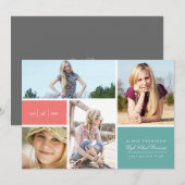 Color Block Grad Bekanntgabe durch Origami Prints Ankündigung (Vorne/Hinten)