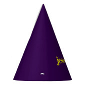 Color block minimalist custom name  partyhütchen (Links)