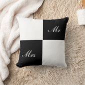 Color Block Pillow Mr. Mrs. Kissen (Decke)