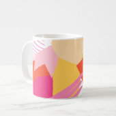 Color Block Wedding Mrs. Bride Summer ID740 Kaffeetasse (Vorderseite Links)