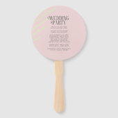 Color Block Wedding Party Spring ID740 Fächer (Rückseite)