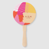 Color Block Wedding Party Summer ID740 Fächer (Vorderseite)