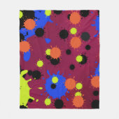 Color Bomb Pattern Fleecedecke (Vorderseite)