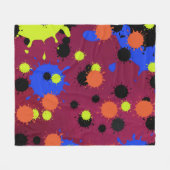 Color Bomb Pattern Fleecedecke (Vorderseite (Horizontal))