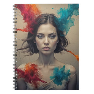 Color Burst Muse Notizbuch Notizblock