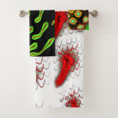 Color Burst Towel Badhandtuch Set (Insitu)