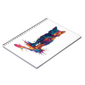 “Color Cat” Notebook – Creativity Notizblock (Linke Seite)
