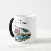 Color Changing Mug - Magic Heat Sensitive Book Verwandlungstasse (Vorderseite Links)