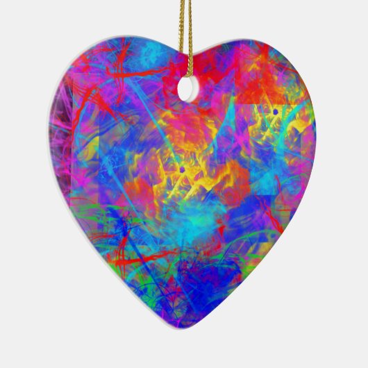 Color Chaos Keramik Ornament (Rechts)