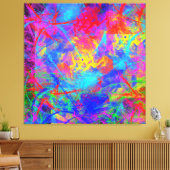 Color Chaos Leinwanddruck (Insitu (Wohnzimmer))