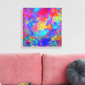 Color Chaos Leinwanddruck (Insitu (Wohnzimmer))