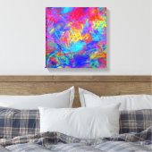 Color Chaos Leinwanddruck (Insitu (Schlafzimmer))